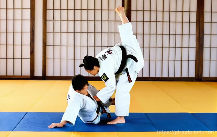 유도 경기 복장 규정 - **Prompt 1: The Confident Judoka and the IJF Approved Judogi**
    "A confident male judoka, in his ...